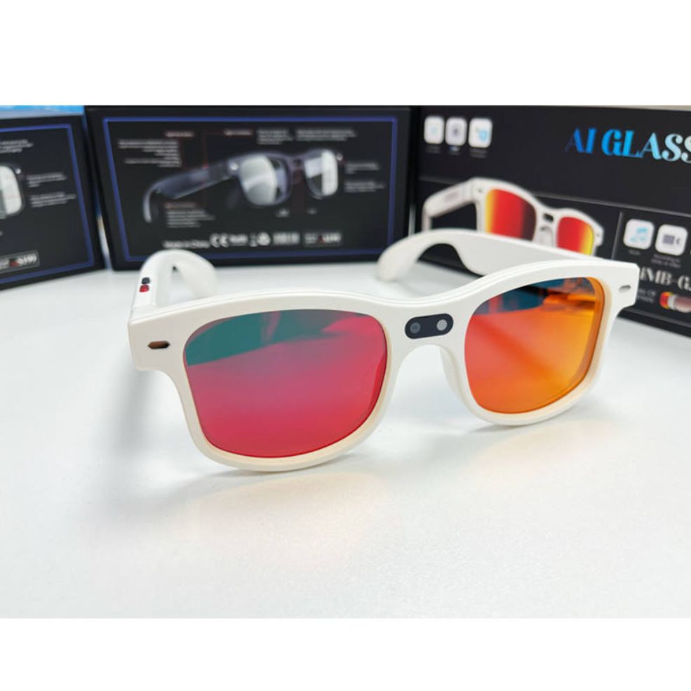 Smart Glasses With Camera Bluetooth Call 260Mah Battery Voice Assistant Control Translatoin