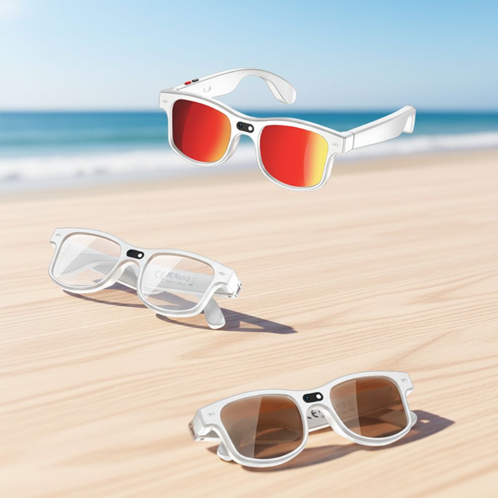 Smart Glasses With Camera Bluetooth Call 260Mah Battery Voice Assistant Control Translatoin