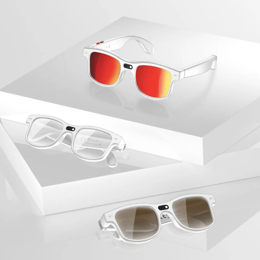 Smart Glasses With Camera Bluetooth Call 260Mah Battery Voice Assistant Control Translatoin