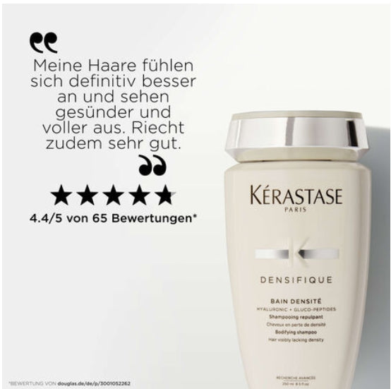 Kérastase Densifique Bain Densité Shampoo 250ml – Thickening Shampoo for Thinning, Fine Hair