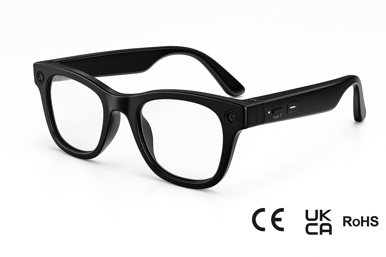 AI Smart Glasses with Camera & Bluetooth UK – 4K POV Recording, Open Ear Audio & Real-Time Translation