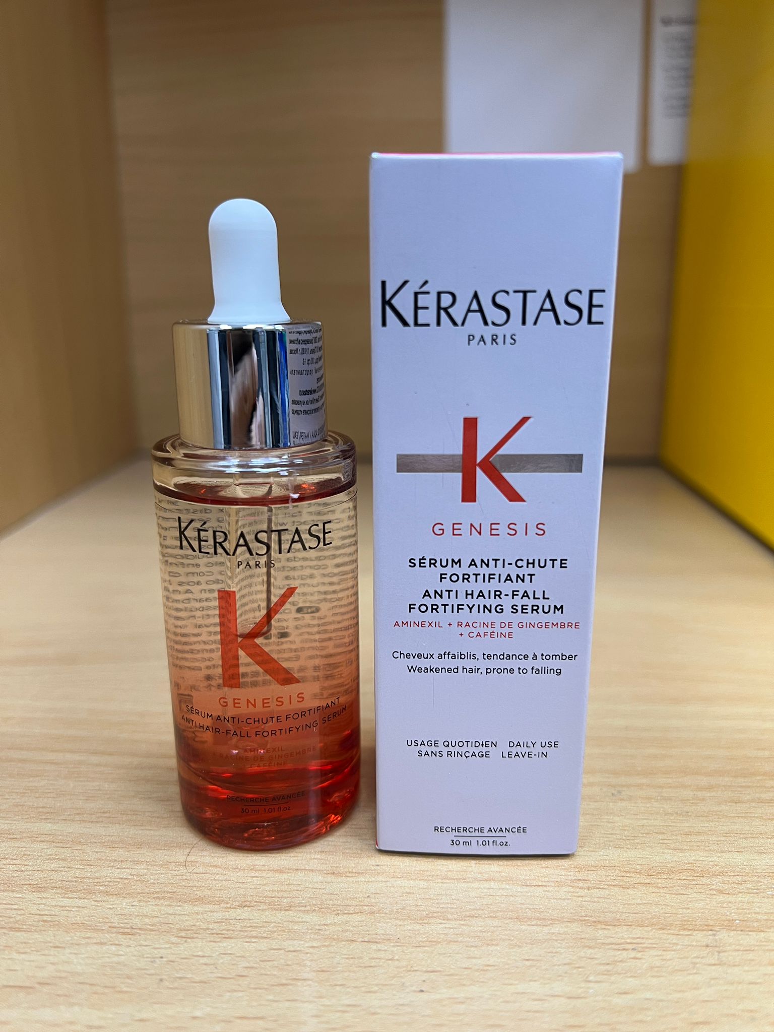 Kérastase Genesis Anti Hair-Fall Fortifying Serum 90ml | Daily Scalp Treatment for Hair Loss & Breakage