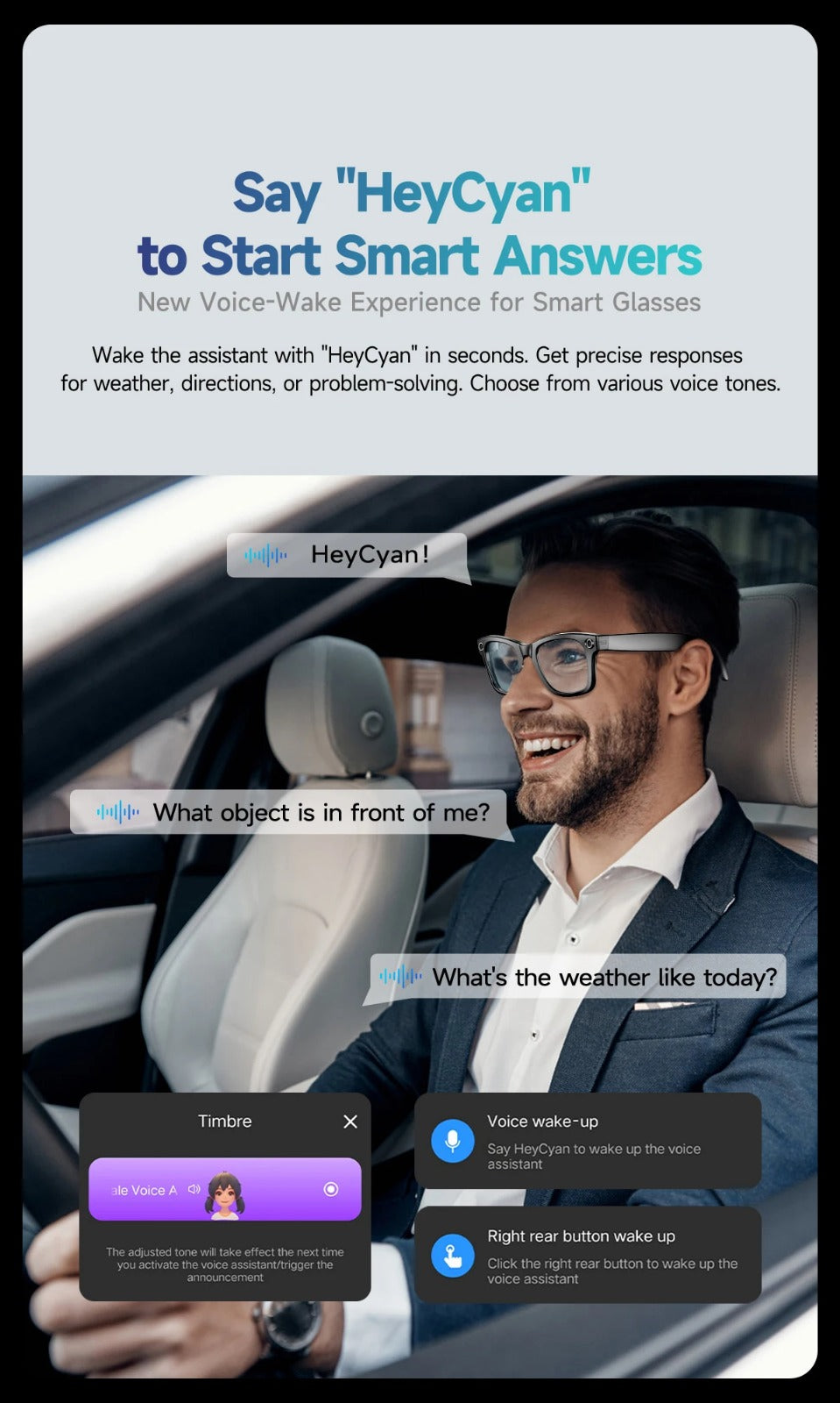 4K HD AI Smart Glasses Chat GPT 100MP Camera Bluetooth Call 260Mah Battery Voice Assistant Control Smart Glasses 2026 Rechargeable Wearable Android iOS White (Copy) (Copy) (Copy)