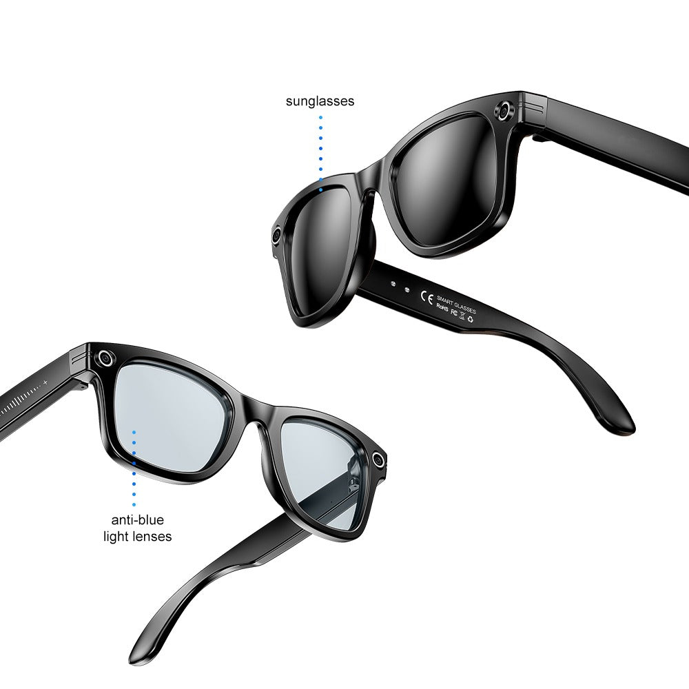 AI Smart Glasses with Camera 4K Video Recording | Smart Glasses UK | Wearable Camera Smart Glasses