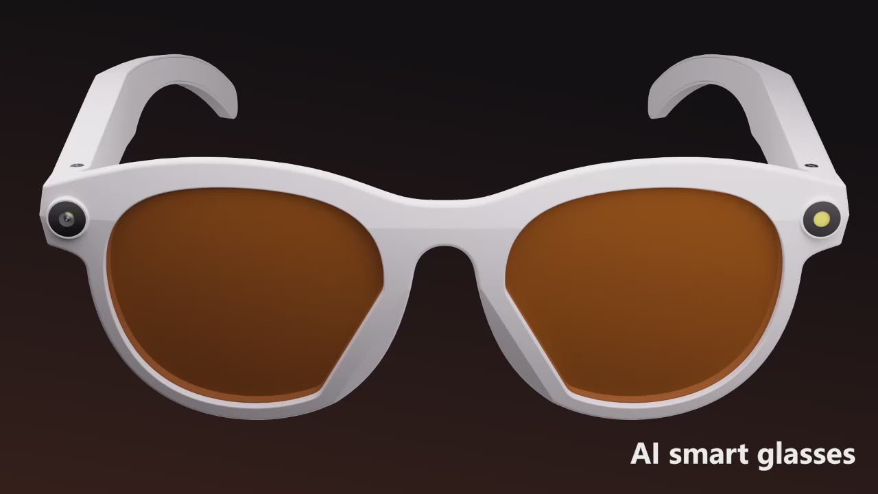 Black AI Smart Sunglasses with 2K Camera | Bluetooth Calling, Real-Time Translator, Waterproof — M88