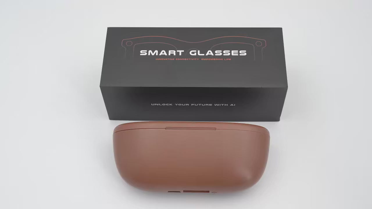 AI Smart Glasses with Camera & Translation – Bluetooth Audio, POV Recording, Lightweight Wearable Tech (UK)